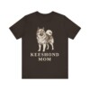Keeshond Mom Shirt, Vintage Dog Sketch Tee, Dog Mom Gift