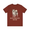 Keeshond Mom Shirt, Vintage Dog Sketch Tee, Dog Mom Gift