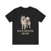 Keeshond Mom Shirt, Vintage Dog Sketch Tee, Dog Mom Gift