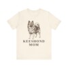 Keeshond Mom Shirt, Vintage Dog Sketch Tee, Dog Mom Gift