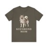 Keeshond Mom Shirt, Vintage Dog Sketch Tee, Dog Mom Gift