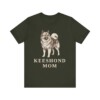 Keeshond Mom Shirt, Vintage Dog Sketch Tee, Dog Mom Gift