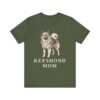 Keeshond Mom Shirt, Vintage Dog Sketch Tee, Dog Mom Gift