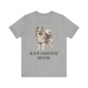 Keeshond Mom Shirt, Vintage Dog Sketch Tee, Dog Mom Gift