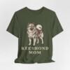 Keeshond Mom Shirt, Vintage Dog Sketch Tee, Dog Mom Gift
