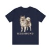 Keeshond Lover Shirt, Vintage Dog Sketch Tee, Dog Lover Gift