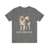 Keeshond Lover Shirt, Vintage Dog Sketch Tee, Dog Lover Gift