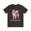 Keeshond Lover Shirt, Vintage Dog Sketch Tee, Dog Lover Gift