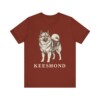Keeshond Lover Shirt, Vintage Dog Sketch Tee, Dog Lover Gift