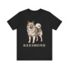 Keeshond Lover Shirt, Vintage Dog Sketch Tee, Dog Lover Gift