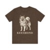 Keeshond Lover Shirt, Vintage Dog Sketch Tee, Dog Lover Gift
