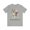 Keeshond Lover Shirt, Vintage Dog Sketch Tee, Dog Lover Gift