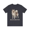 Keeshond Lover Shirt, Vintage Dog Sketch Tee, Dog Lover Gift