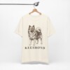 Keeshond Lover Shirt, Vintage Dog Sketch Tee, Dog Lover Gift