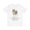 Keeshond Humor Shirt, Vintage Dog Sketch Tee, Dog Humor Gift