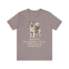 Keeshond Humor Shirt, Vintage Dog Sketch Tee, Dog Humor Gift