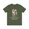 Keeshond Humor Shirt, Vintage Dog Sketch Tee, Dog Humor Gift