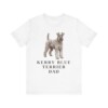 Kerry Blue Terrier Dad Shirt, Vintage Dog Sketch Tee, Dog Dad Gift