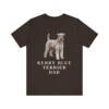 Kerry Blue Terrier Dad Shirt, Vintage Dog Sketch Tee, Dog Dad Gift