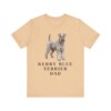 Kerry Blue Terrier Dad Shirt, Vintage Dog Sketch Tee, Dog Dad Gift