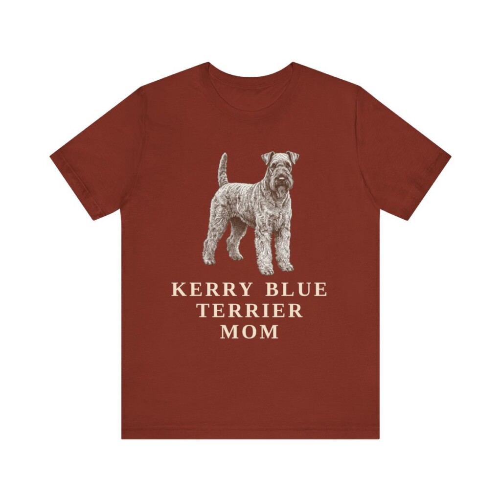 Kerry Blue Terrier Mom Shirt, Vintage Dog Sketch Tee, Dog Mom Gift Kerry Blue Terrier Mom Shirt, Vintage Dog Sketch Tee, Dog Mom Gift