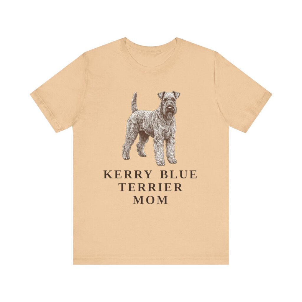 Kerry Blue Terrier Mom Shirt, Vintage Dog Sketch Tee, Dog Mom Gift Kerry Blue Terrier Mom Shirt, Vintage Dog Sketch Tee, Dog Mom Gift