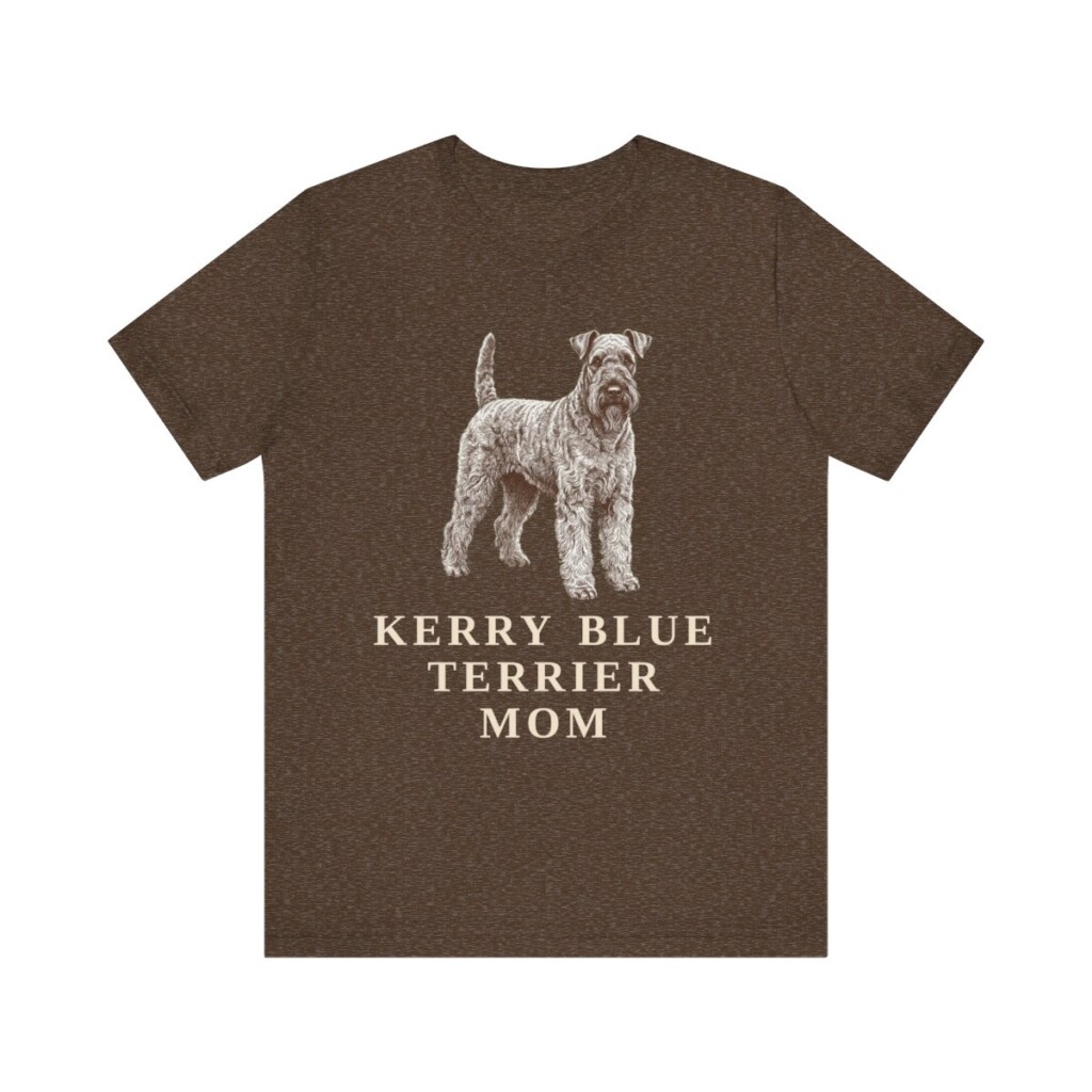 Kerry Blue Terrier Mom Shirt, Vintage Dog Sketch Tee, Dog Mom Gift Kerry Blue Terrier Mom Shirt, Vintage Dog Sketch Tee, Dog Mom Gift