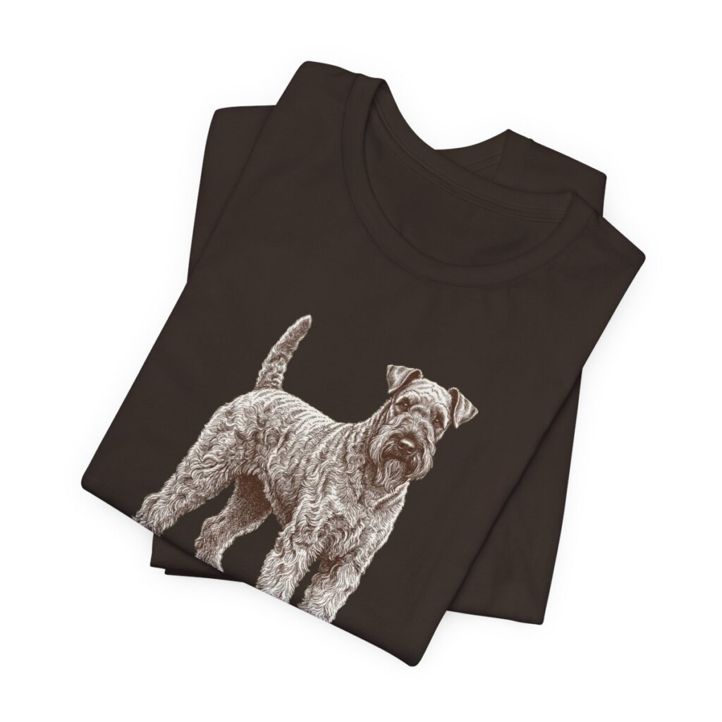Kerry Blue Terrier Mom Shirt, Vintage Dog Sketch Tee, Dog Mom Gift Kerry Blue Terrier Mom Shirt, Vintage Dog Sketch Tee, Dog Mom Gift