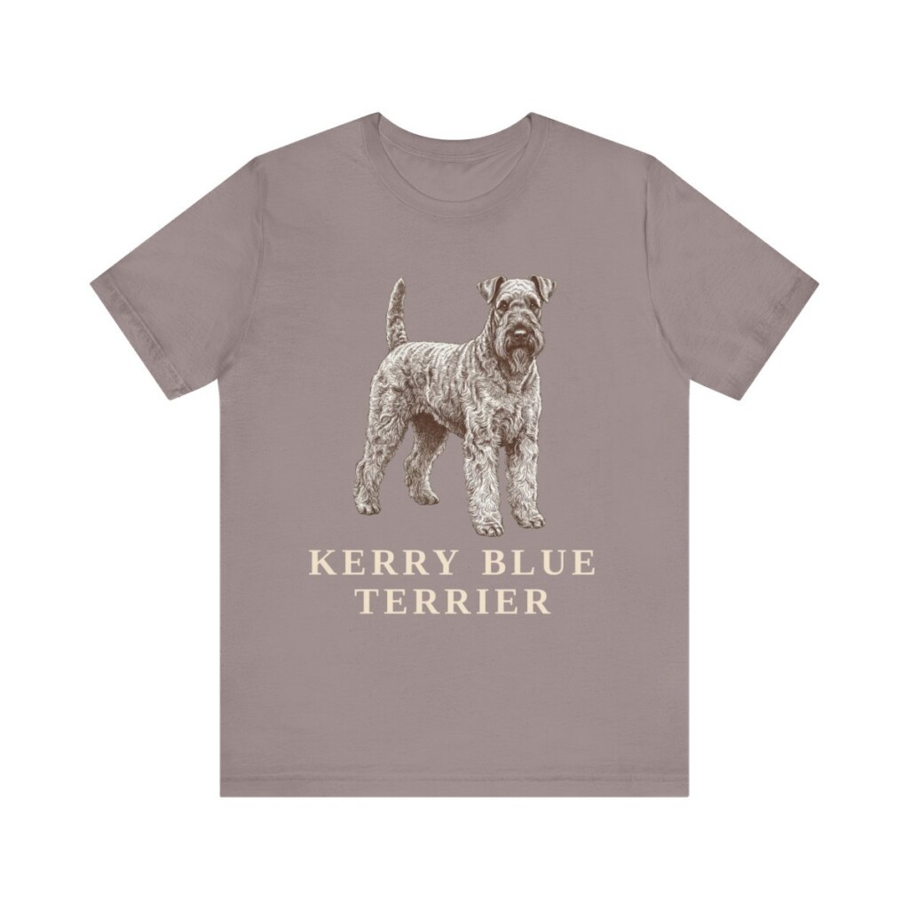 Kerry Blue Terrier Lover Shirt, Vintage Dog Sketch Tee, Dog Lover Gift Kerry Blue Terrier Lover Shirt, Vintage Dog Sketch Tee, Dog Lover Gift