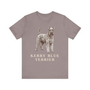 Kerry Blue Terrier Lover Shirt, Vintage Dog Sketch Tee, Dog Lover Gift