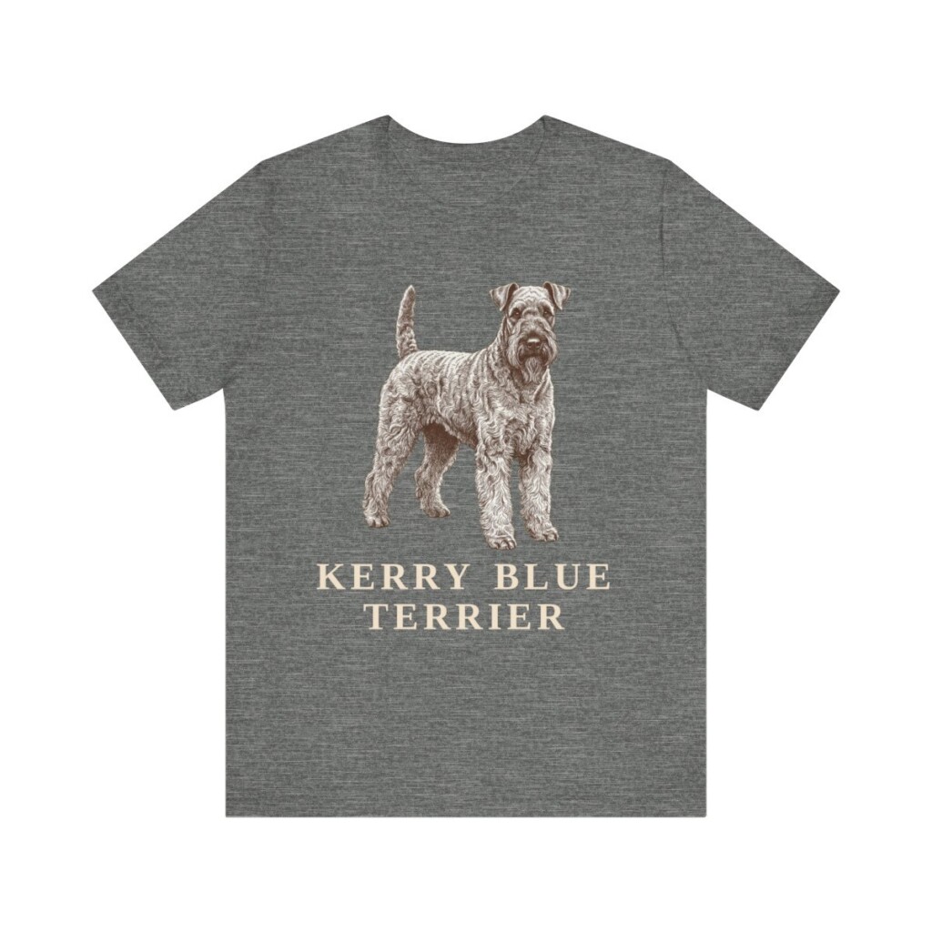 Kerry Blue Terrier Lover Shirt, Vintage Dog Sketch Tee, Dog Lover Gift Kerry Blue Terrier Lover Shirt, Vintage Dog Sketch Tee, Dog Lover Gift