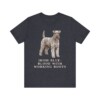 Kerry Blue Terrier Humor Shirt, Vintage Dog Sketch Tee, Dog Humor Gift
