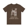 Kerry Blue Terrier Humor Shirt, Vintage Dog Sketch Tee, Dog Humor Gift