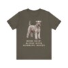 Kerry Blue Terrier Humor Shirt, Vintage Dog Sketch Tee, Dog Humor Gift