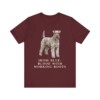 Kerry Blue Terrier Humor Shirt, Vintage Dog Sketch Tee, Dog Humor Gift