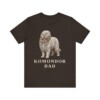 Komondor Dad Shirt, Vintage Dog Sketch Tee, Dog Dad Gift