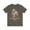 Komondor Dad Shirt, Vintage Dog Sketch Tee, Dog Dad Gift