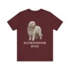 Komondor Dad Shirt, Vintage Dog Sketch Tee, Dog Dad Gift