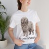 Komondor Lover Shirt, Vintage Dog Sketch Tee, Dog Lover Gift