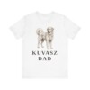 Kuvasz Dad Shirt, Vintage Dog Sketch Tee, Dog Dad Gift