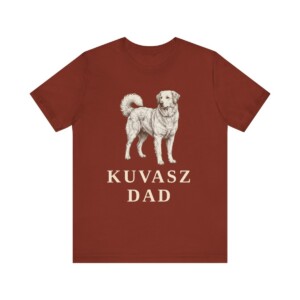 Kuvasz Dad Shirt, Vintage Dog Sketch Tee, Dog Dad Gift