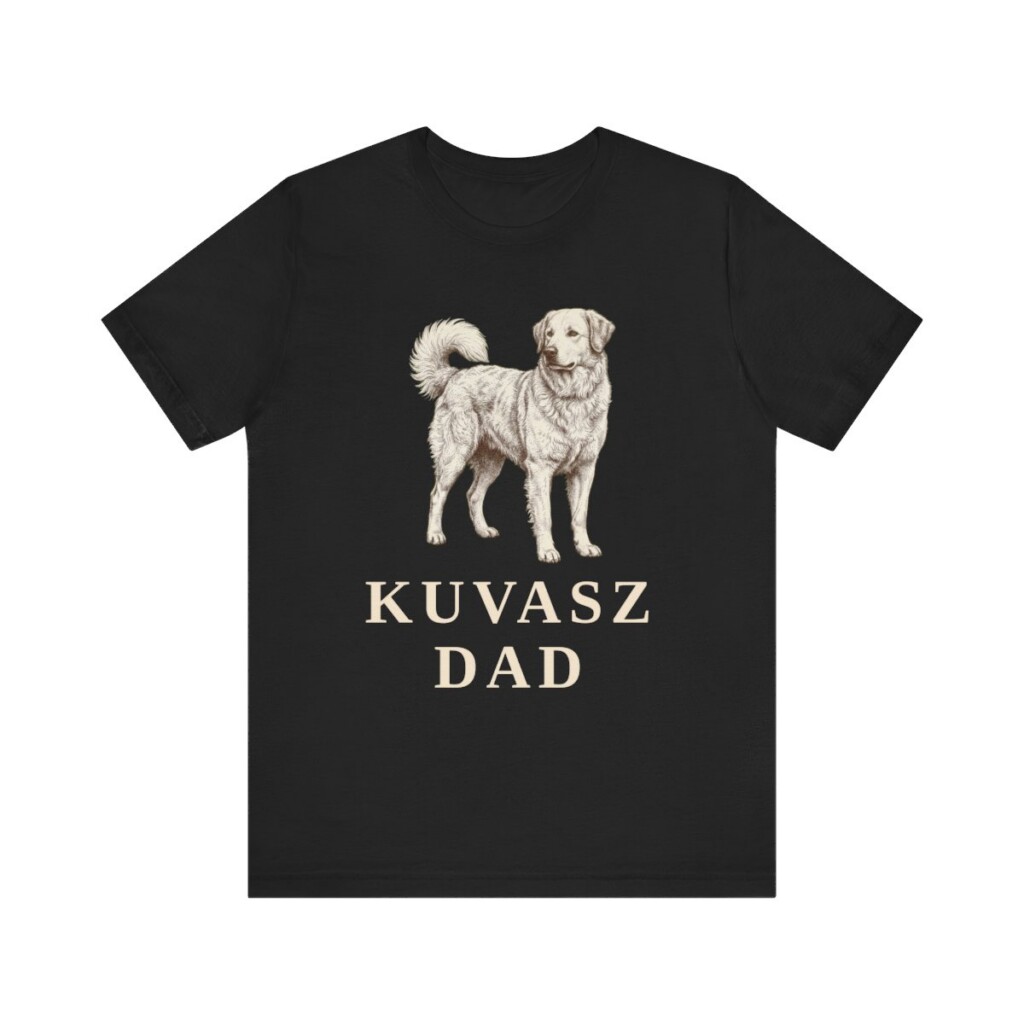 Kuvasz Dad Shirt, Vintage Dog Sketch Tee, Dog Dad Gift