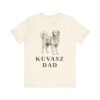 Kuvasz Dad Shirt, Vintage Dog Sketch Tee, Dog Dad Gift