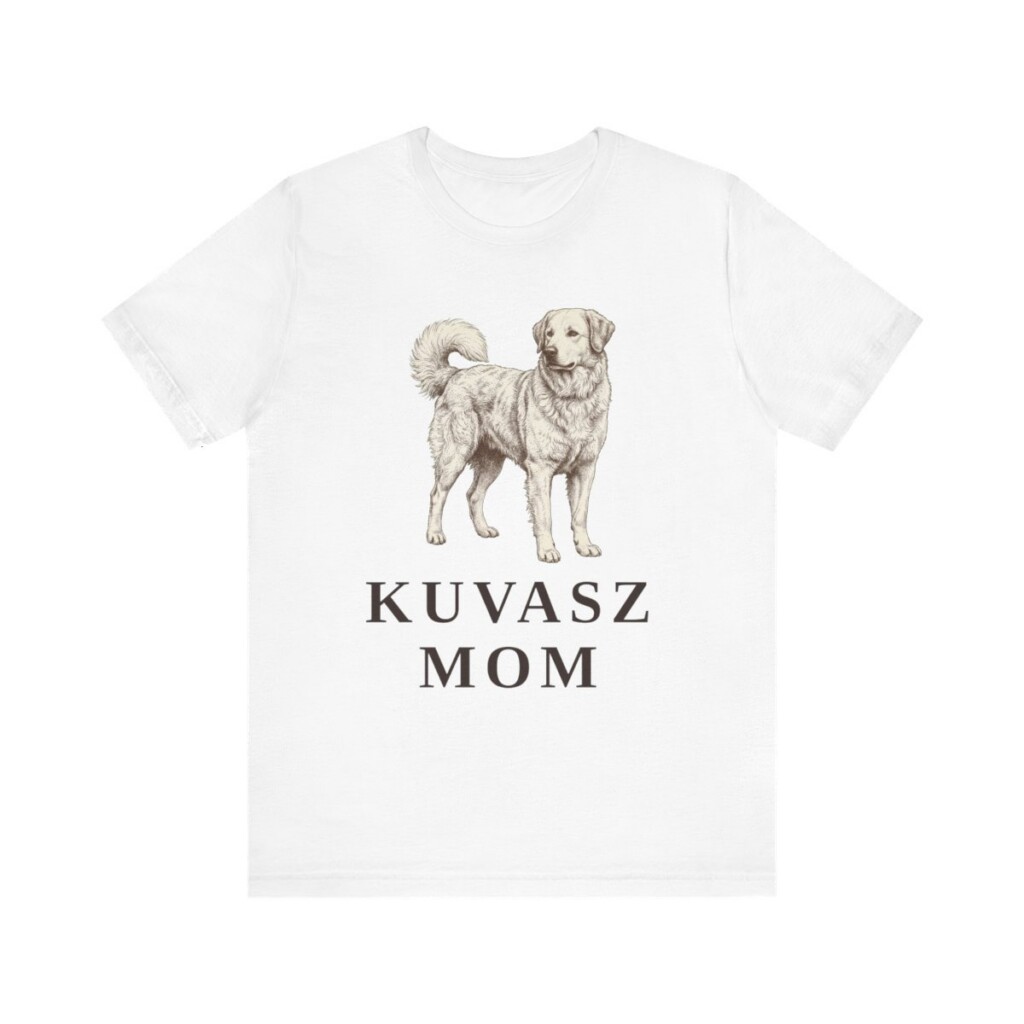 Kuvasz Mom Shirt, Vintage Dog Sketch Tee, Dog Mom Gift Kuvasz Mom Shirt, Vintage Dog Sketch Tee, Dog Mom Gift
