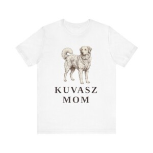 Kuvasz Mom Shirt, Vintage Dog Sketch Tee, Dog Mom Gift