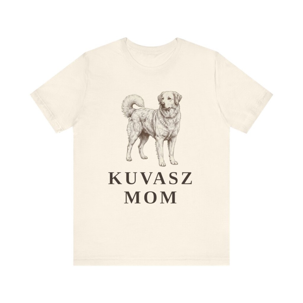 Kuvasz Mom Shirt, Vintage Dog Sketch Tee, Dog Mom Gift Kuvasz Mom Shirt, Vintage Dog Sketch Tee, Dog Mom Gift