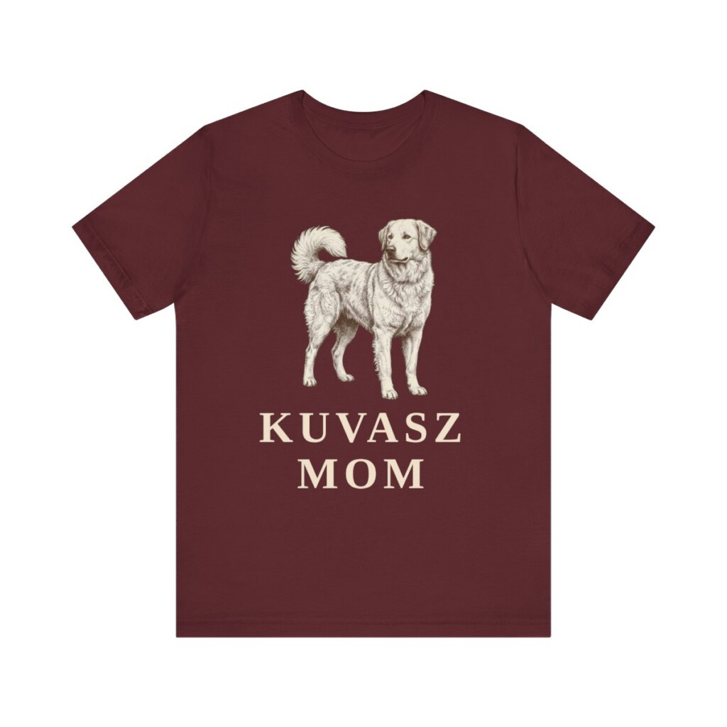 Kuvasz Mom Shirt, Vintage Dog Sketch Tee, Dog Mom Gift Kuvasz Mom Shirt, Vintage Dog Sketch Tee, Dog Mom Gift