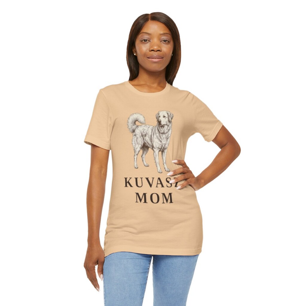 Kuvasz Mom Shirt, Vintage Dog Sketch Tee, Dog Mom Gift Kuvasz Mom Shirt, Vintage Dog Sketch Tee, Dog Mom Gift