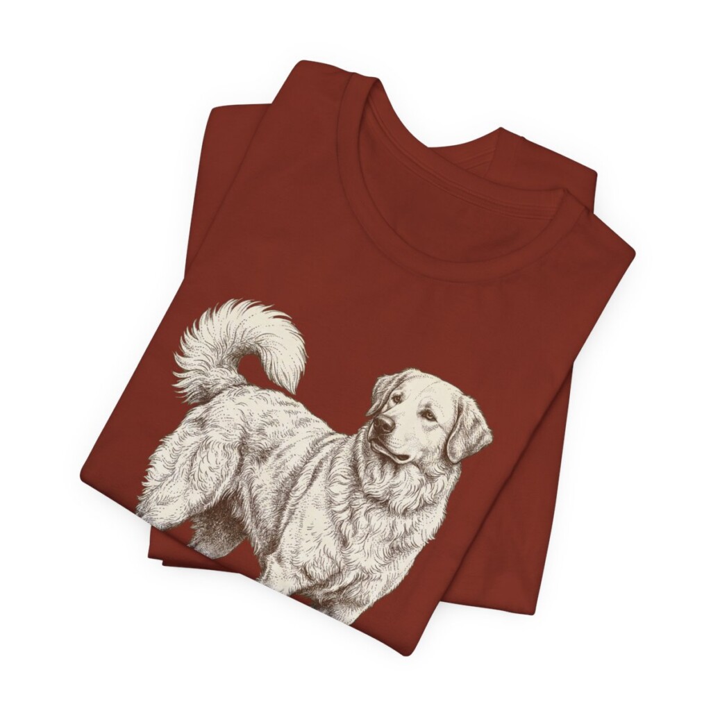 Kuvasz Lover Shirt, Vintage Dog Sketch Tee, Dog Lover Gift Kuvasz Lover Shirt, Vintage Dog Sketch Tee, Dog Lover Gift
