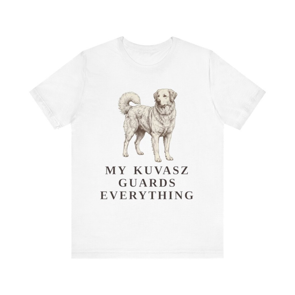 Kuvasz Humor Shirt, Vintage Dog Sketch Tee, Dog Humor Gift
